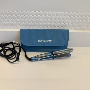 BaBylissPRO mini Prima 2000 Blue Hair Straightener with Case